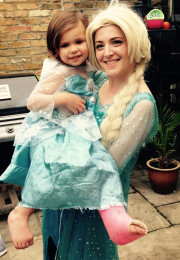 Frozen themed birthday party for 3 year olds